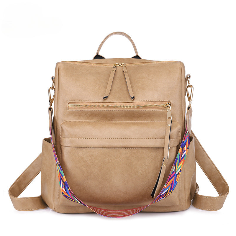 Wholesale Retro Large Capacity PU Backpacks