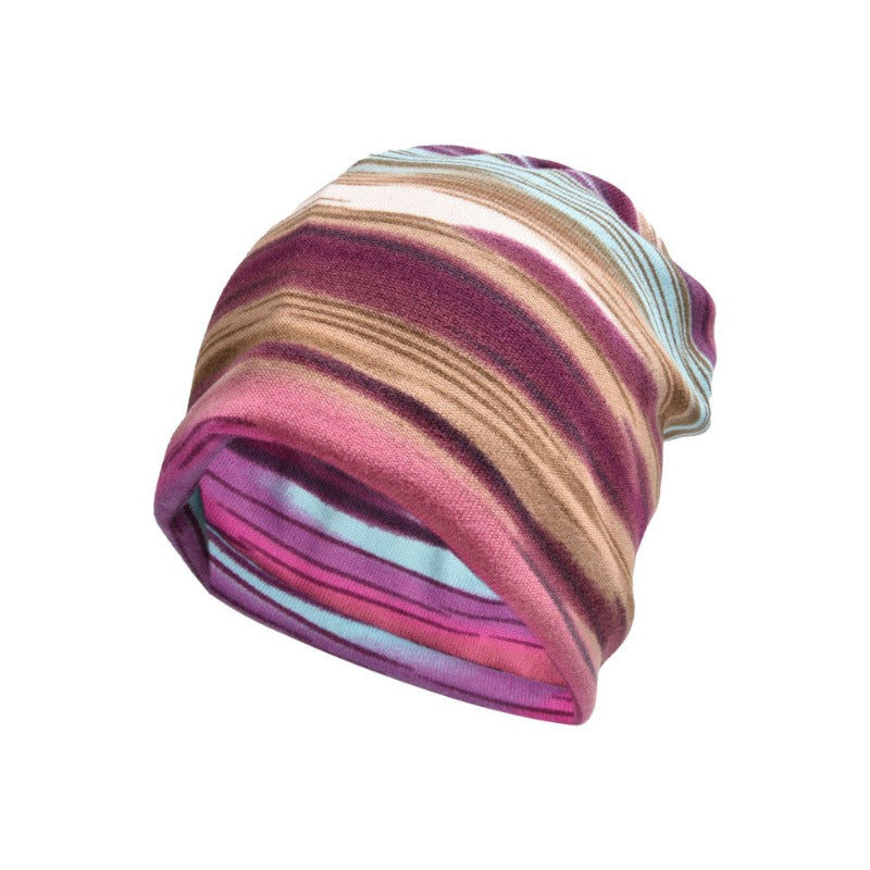 Wholesale Colorful Striped Toe Caps Outdoor Versatile Hair Pile Caps