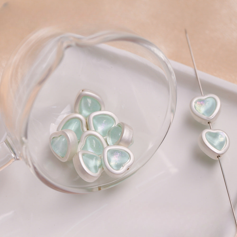 Wholesale Alloy Zircon Heart Star Scattered Beads