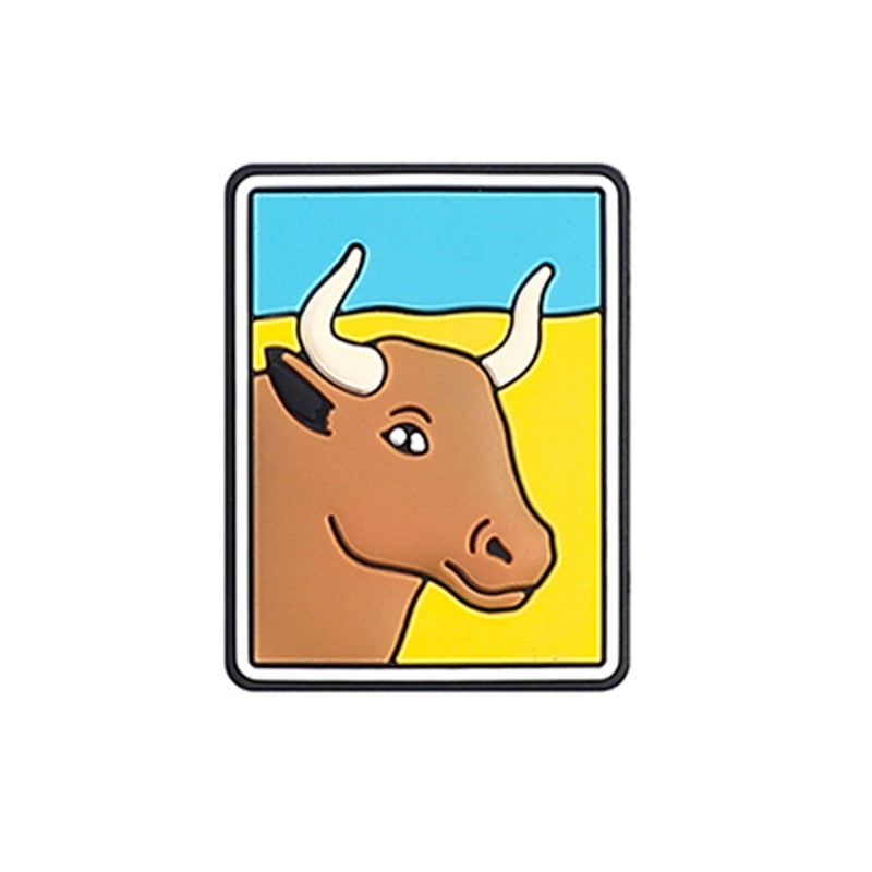 Wholesale 20pcs Bullfighting Horse Rooster Pattern Silicone Beads