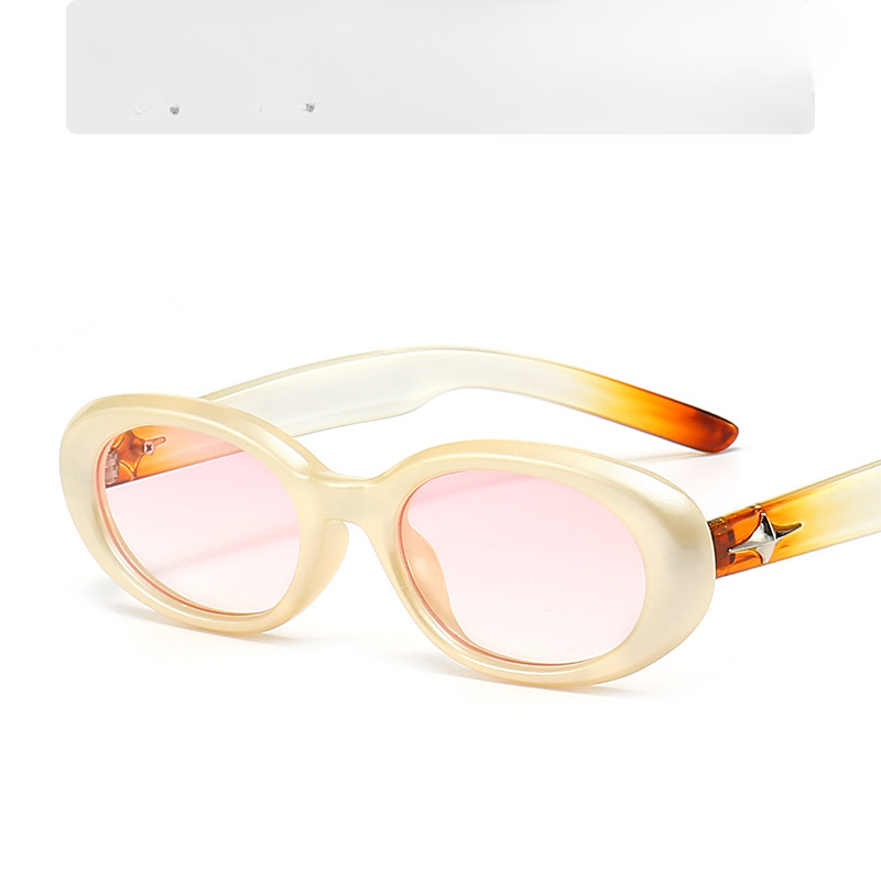 Wholesale Oval Small Frame PC Sunglasses