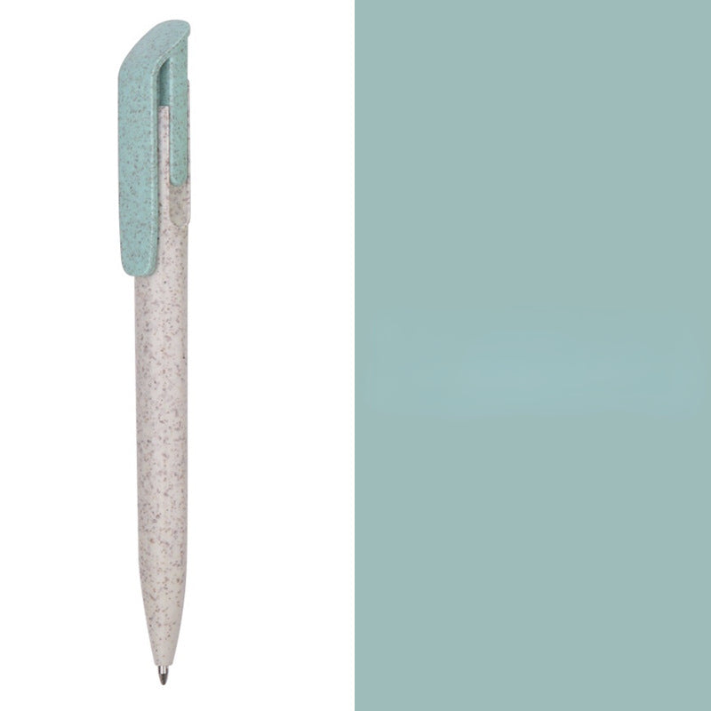 Wholesale of New Color Matching and Environmentally Friendly Wheat Straw Press Ballpoint Pens