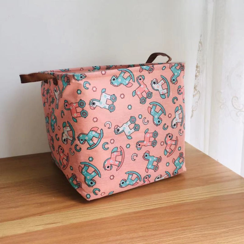 Wholesale Cotton and Linen Foldable Waterproof Portable Storage Box