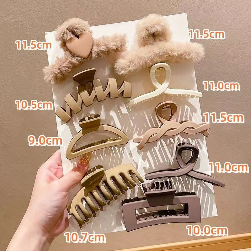 Wholesale High Beauty Autumn/Winter Plush Large Luxury Headpiece, Rear Hair Clips