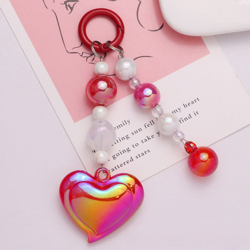 Wholesale Acrylic Bubble Love Keychain