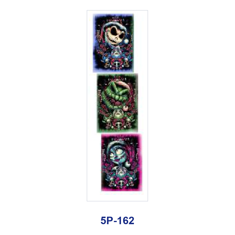 Wholesale 2/ 8/ 16pcs Spooky  Skull Ghost Bat Moon Element Print Pen and Bookmark Stickers UV DTF Wraps OLY Exclusive