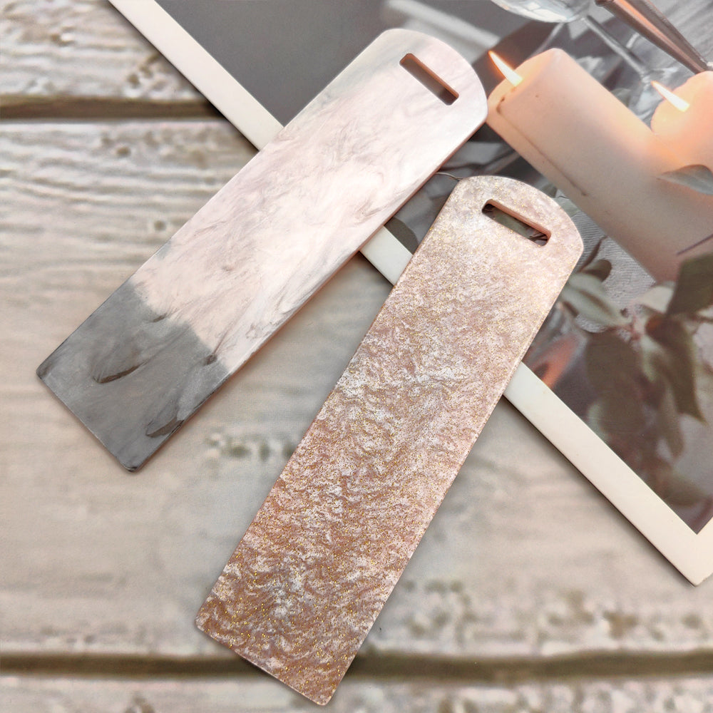 Wholesale 10pcs Shiny Fine Handmade DIY Acrylic Bookmark