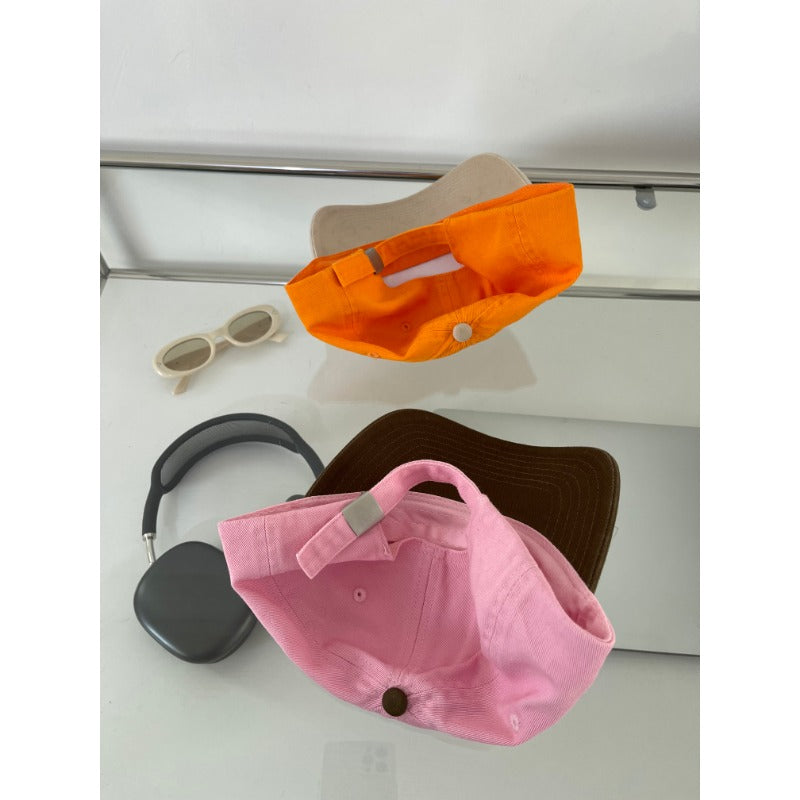 Wholesale Retro Soft Top Embroidery Contrast Color Visor Baseball Cap