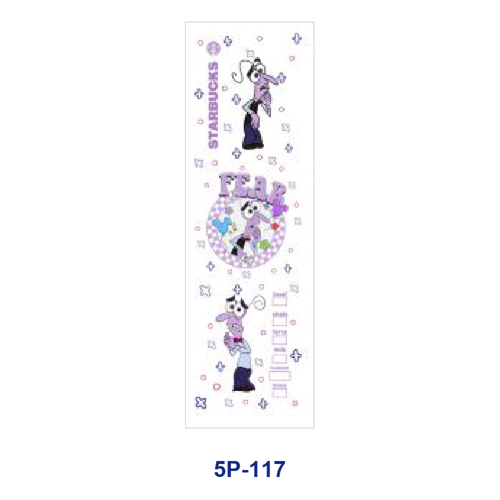 Wholesale 2/ 8/ 16pcs Spooky Ghost Text Print Pen and Bookmark Stickers UV DTF Wraps OLY Exclusive