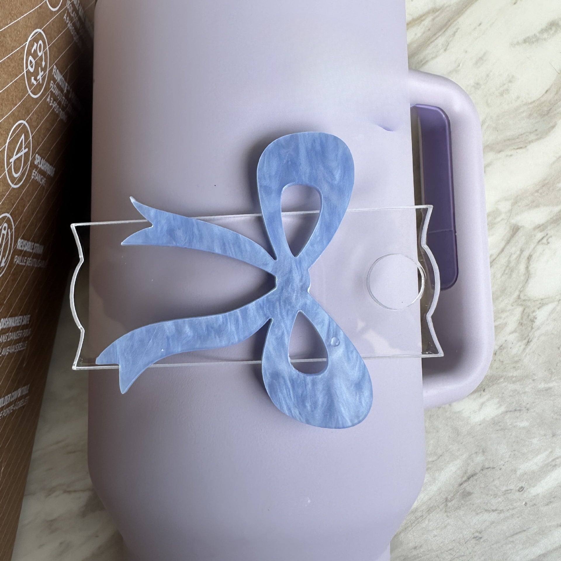 Wholesale Ribbon Water Ripple Ice Bomber Cup 2nd Generation Cup Lid Label