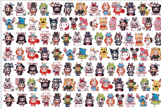 Wholesale Halloween Acrylic Cartoon 2cm/4cm/6cm/8cm Pieces DIY Charms Flatbacks Pendant