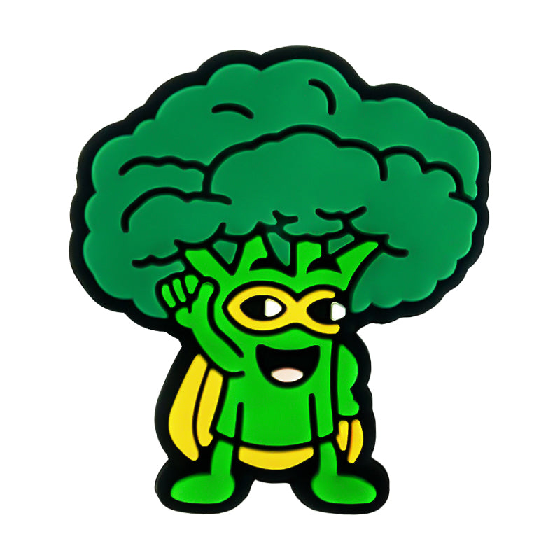 Wholesale 10pcs Vegetable Colorful Silicone Focal Beads