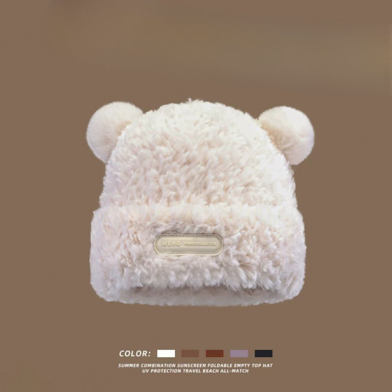 Wholesale Cute Bear Polyester Winter Hats