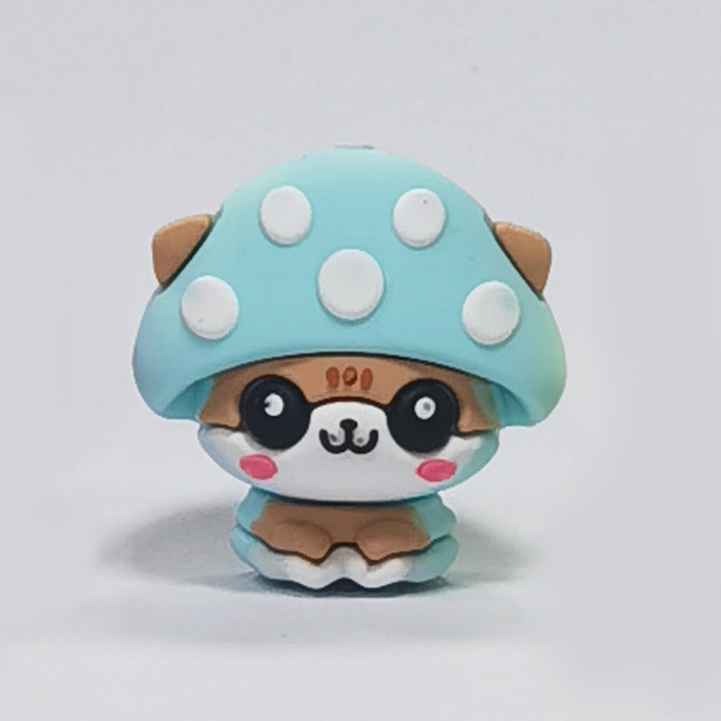 Wholesale 10pcs/set Colorful Mushroom Puppy Beads