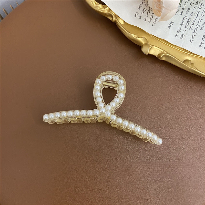Wholesale Large Pearl Plastic Grab Clips