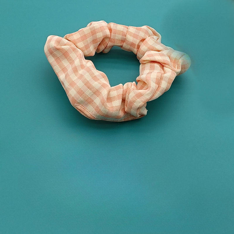 Wholesale Plaid Large Intestine Hair Ties