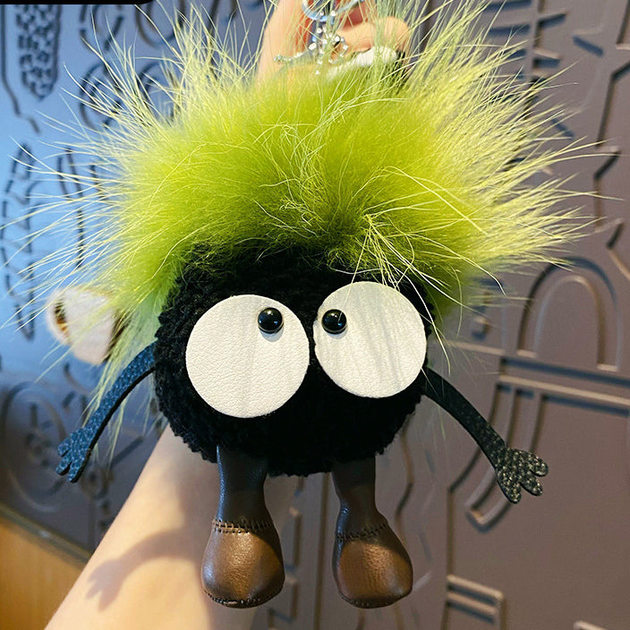 Wholesale Big Eyes Doll Plush Ball Keychain