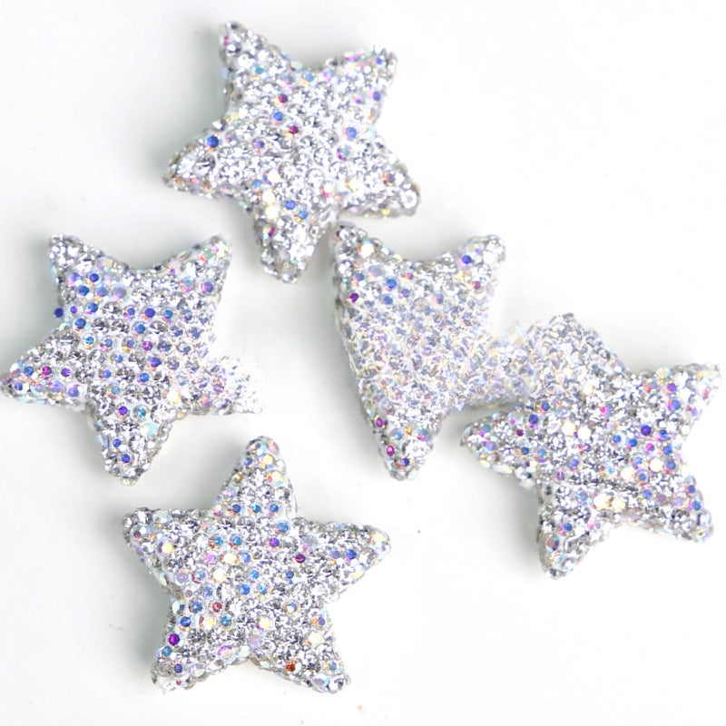 Wholesale of Star Studded Diamond Ceramic Beads