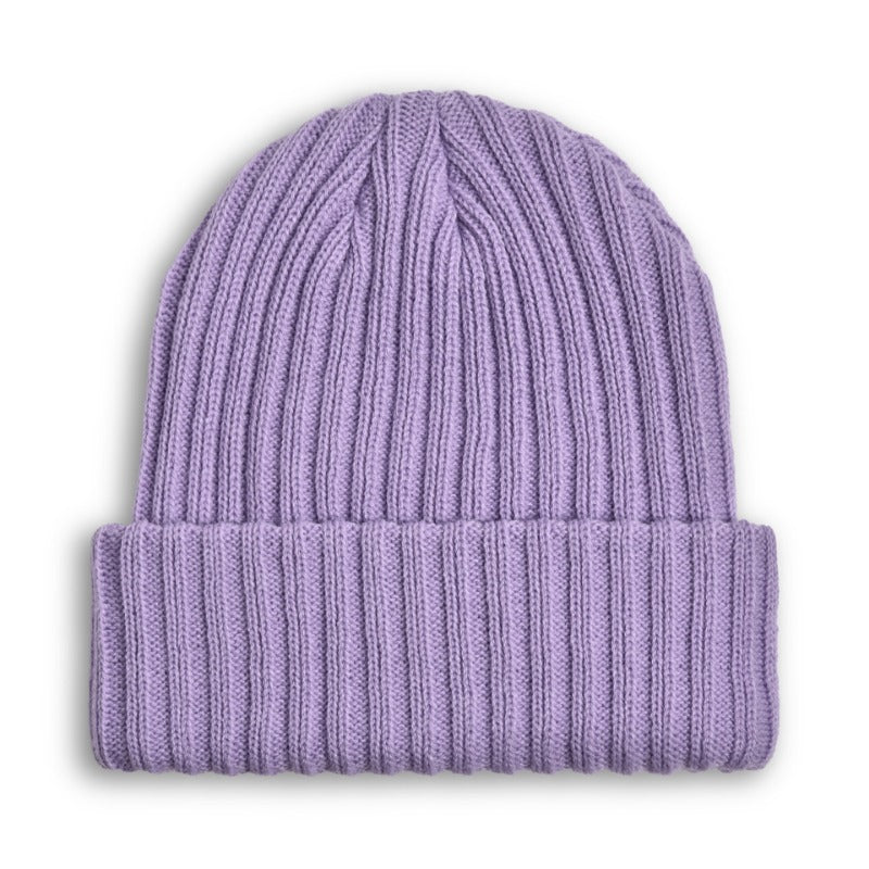 Wholesale Solid Color Yarn Autumn and Winter Outdoor Windproof and Warm Knitted Hat
