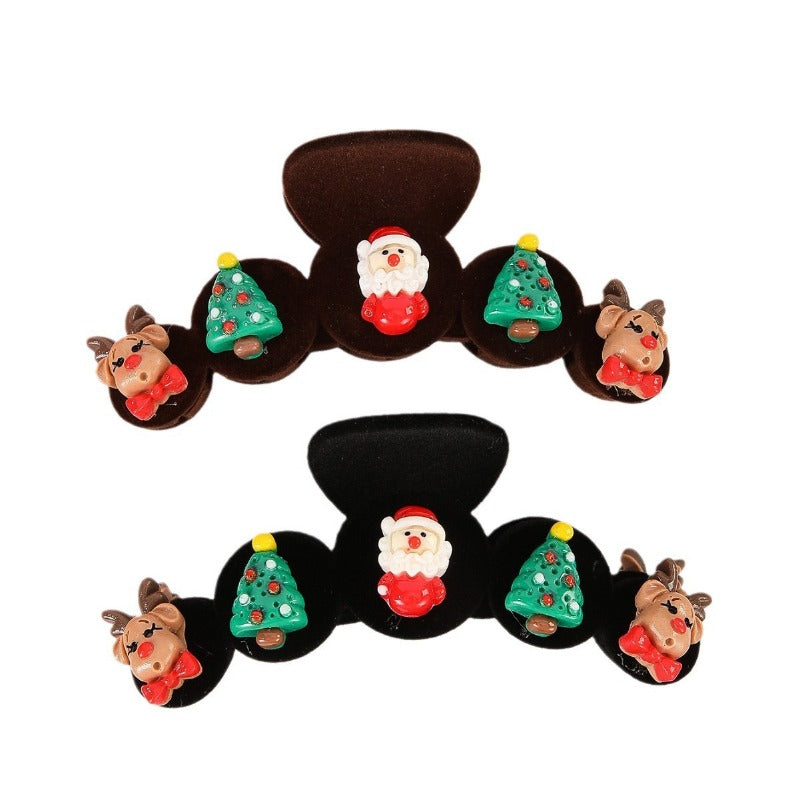 Wholesale Christmas Snowman Elk Autumn/Winter Hair Clips