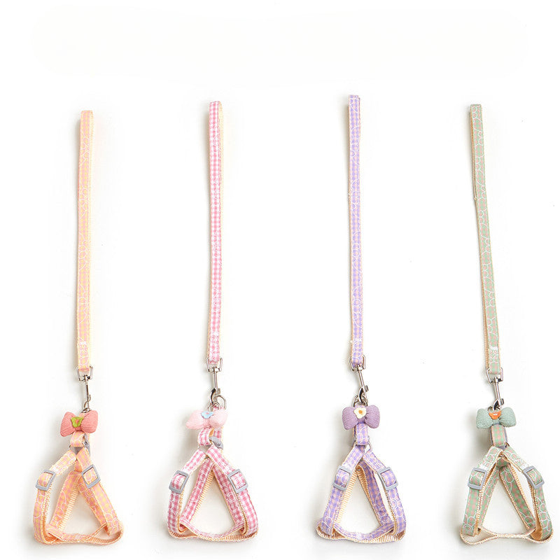 Wholesale Daisy Bow Cat Harness Leash