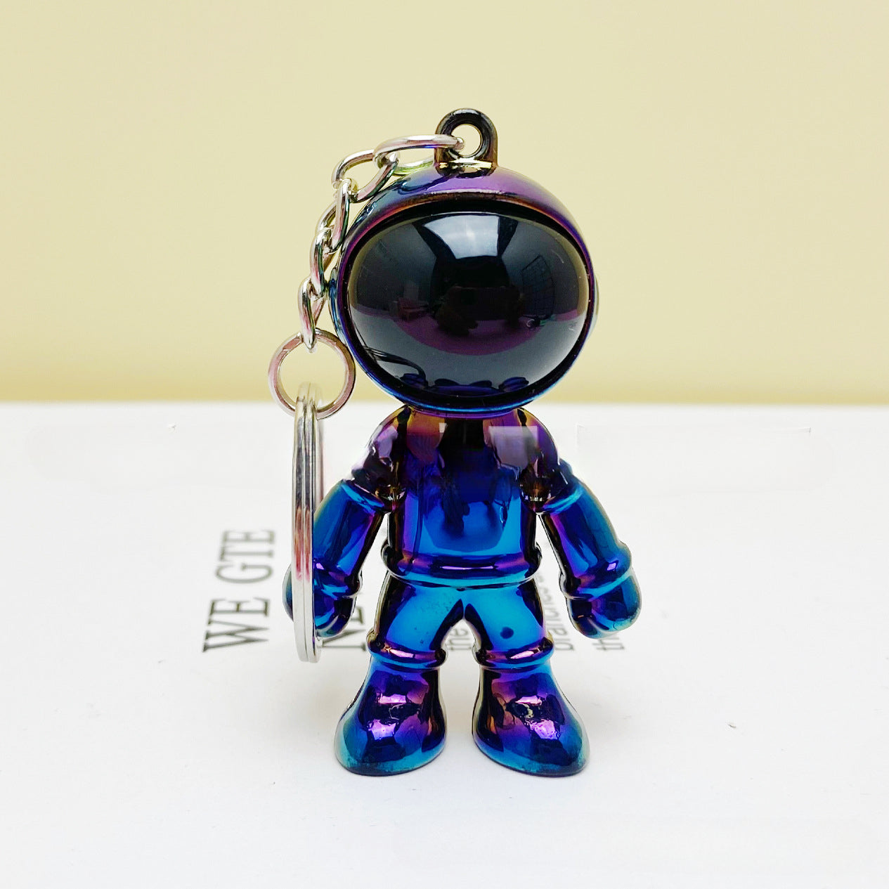 Wholesale 3D Astronaut Astronaut Robot ABS Keychain