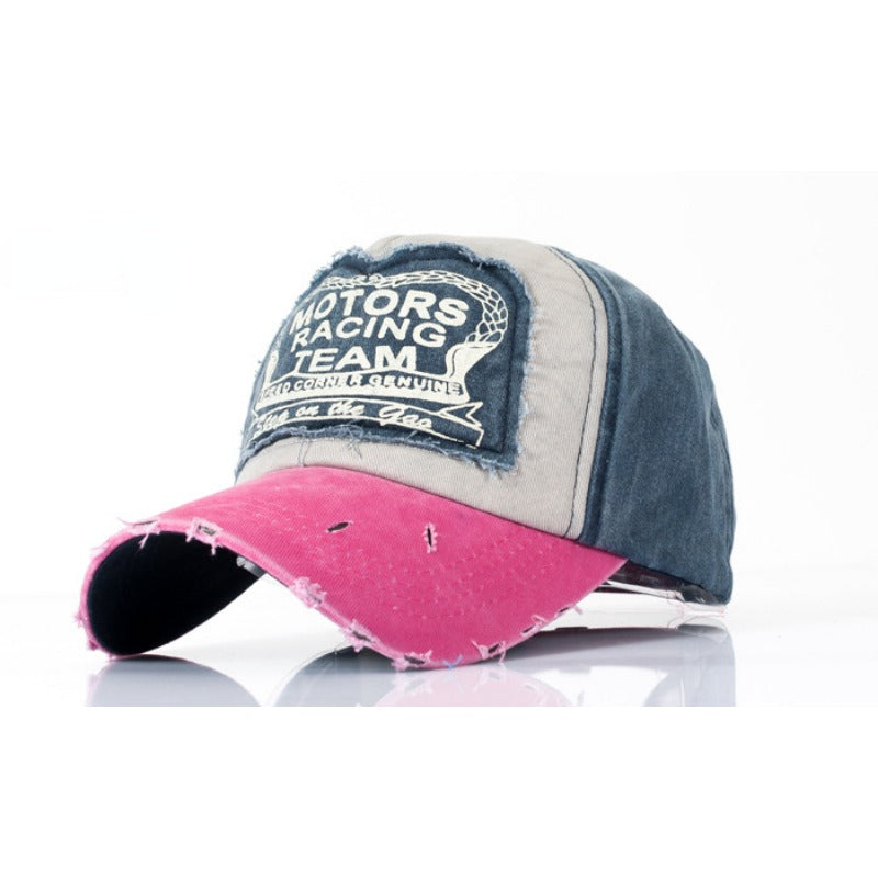 Wholesale Patch Color Matching Coating Outdoor Sunshade Washed Cotton Baseball Cap