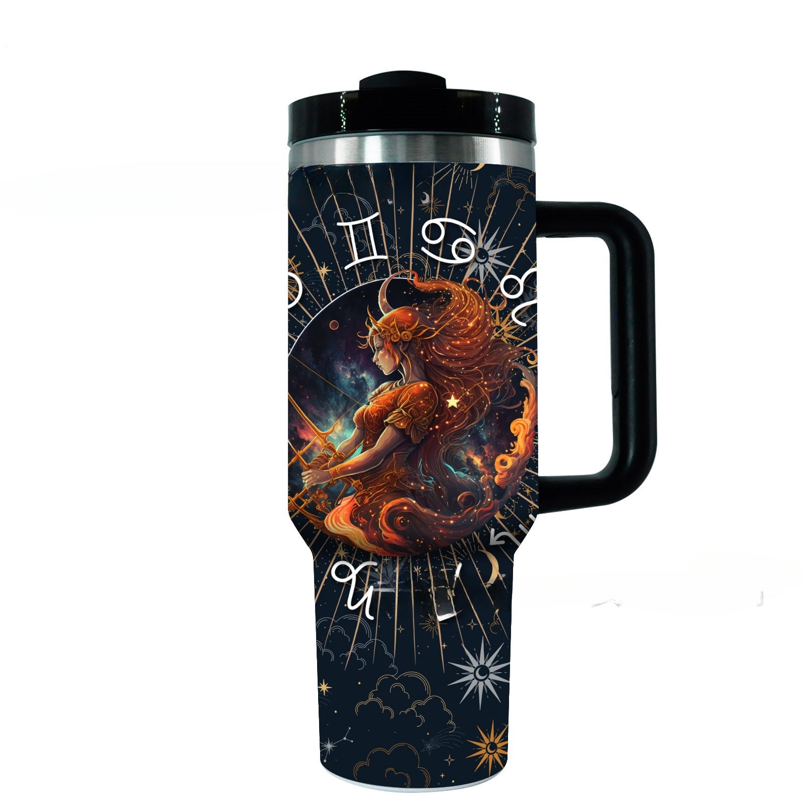 Wholesale Car Cup 12 Constellations Creative Series Portable Large Capacity Ice Cup