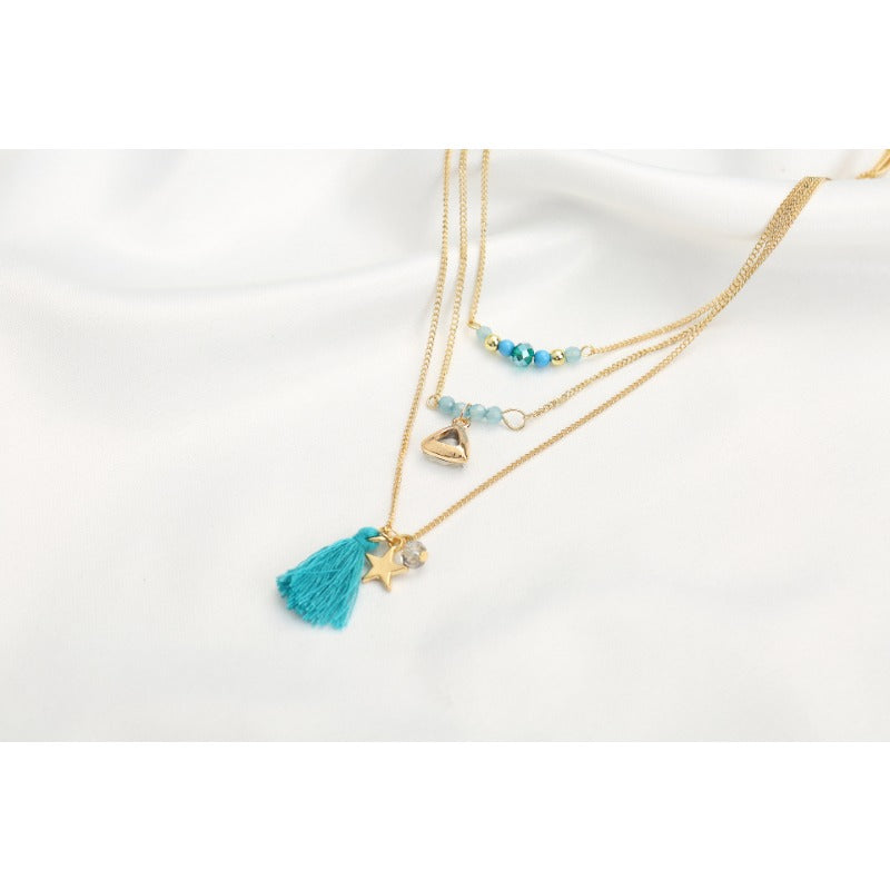 Wholesale Fashion Tassel Long Necklace