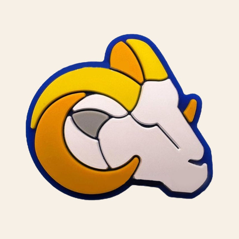 Wholesale 10pcs Cute Goat Puppy Cool Hand Drawing English DIY Beads