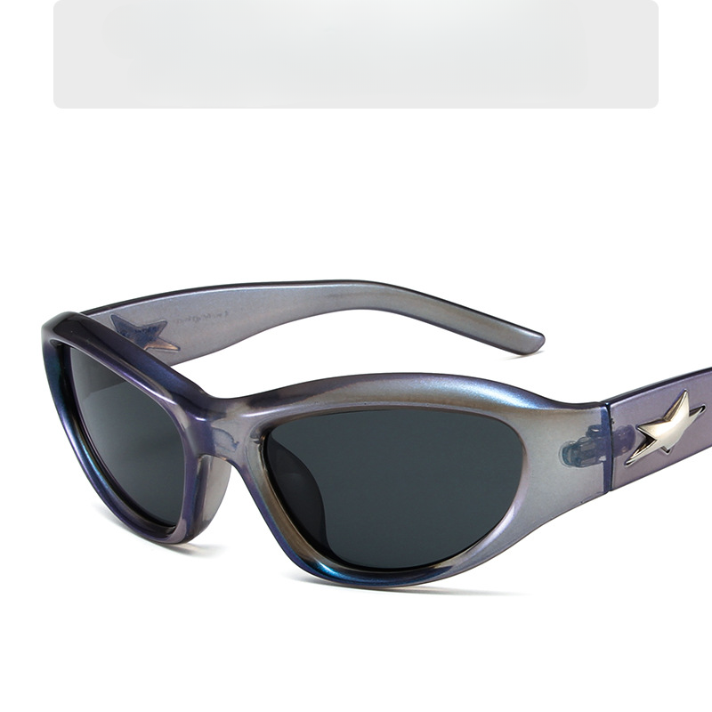 Wholesale Pentagram Sun Cycling PC Sunglasses