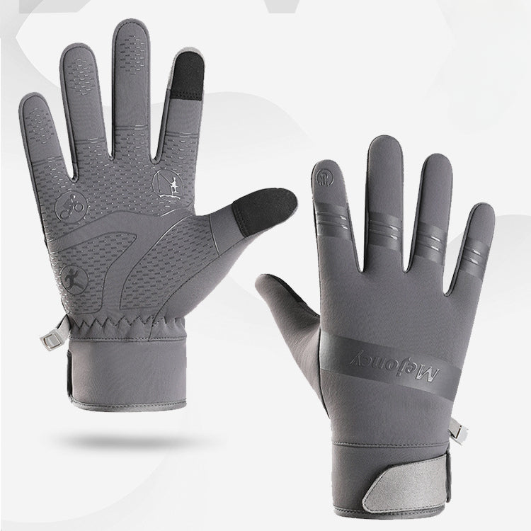 Wholesale Outdoor Sports Autumn and Winter Men's Warmth and Windproof Nylon Glove