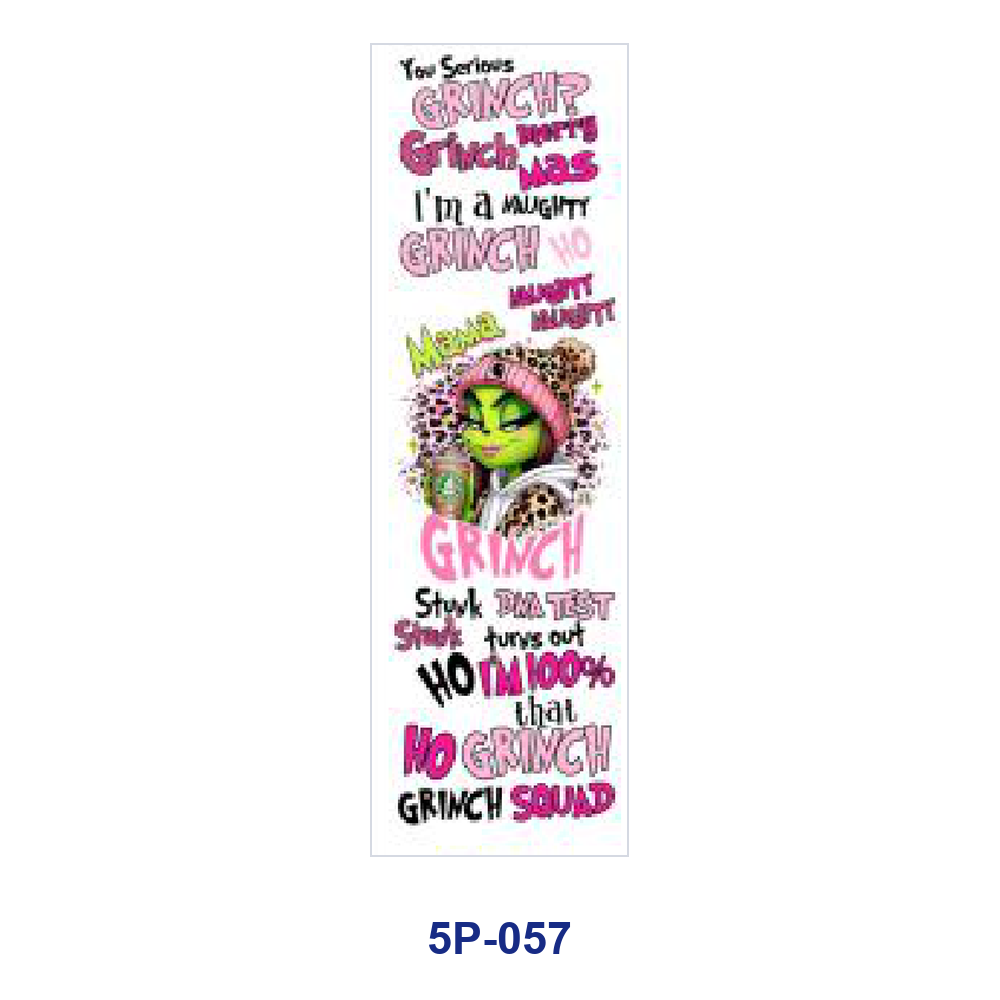 Wholesale 2/ 8/ 16pcs  Christmas Skull Festive Quote &  Beauty Text Print Pen and Bookmark Stickers UV DTF Wraps OLY Exclusive