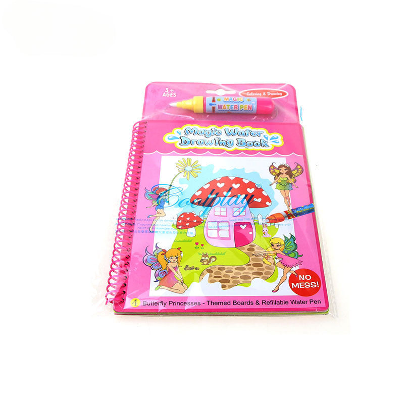 Wholesale Children's Reusable Water Graffiti Paper Coloring Book with Small Pens