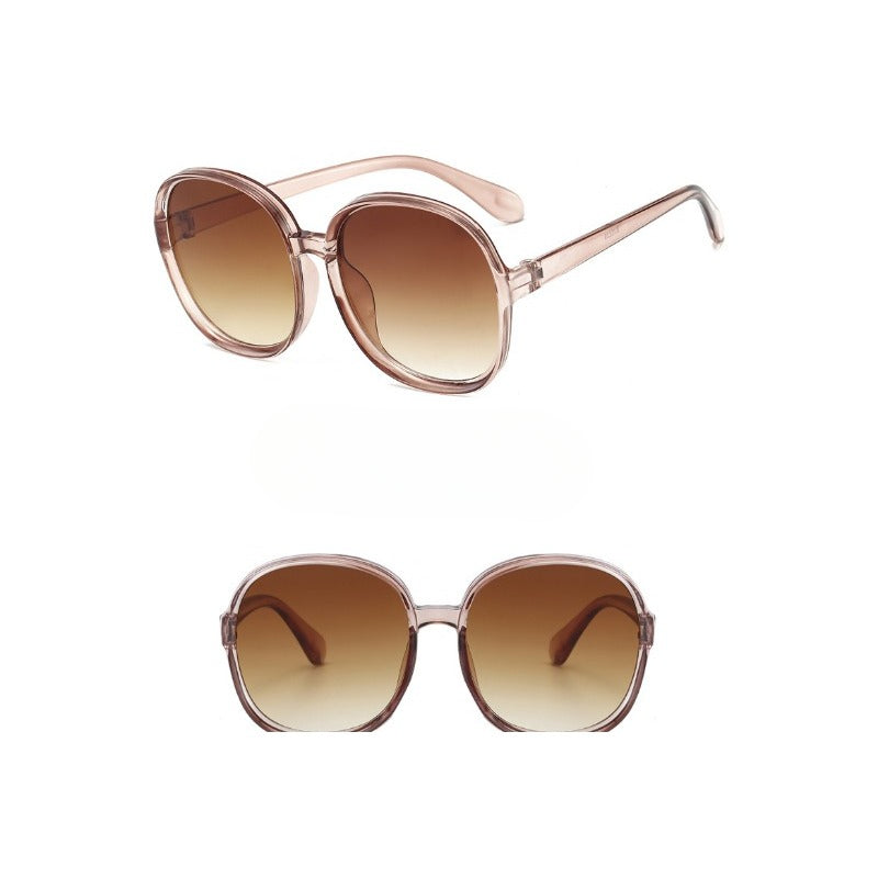 Wholesale Circular Large Frame PC Sunglasses