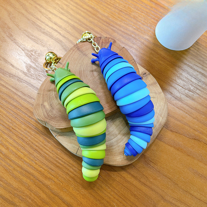 Wholesale Caterpillar Plastic Keychains