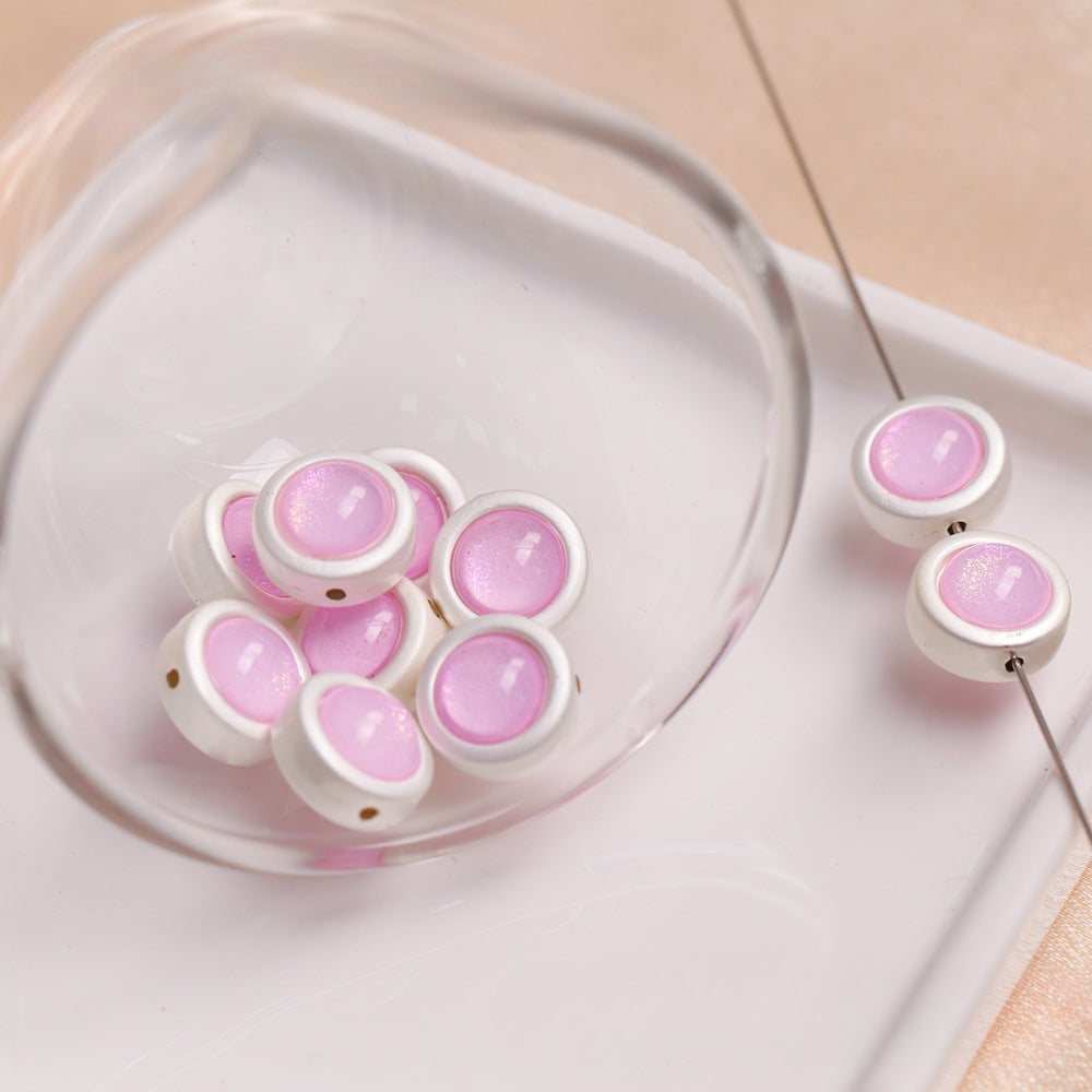 Wholesale Alloy Zircon Heart Star Scattered Beads