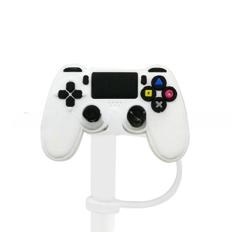 Wholesale 10pcs Game Style Straw Cap Silicone Dust Plug Cute Anime Party Casual Decorations