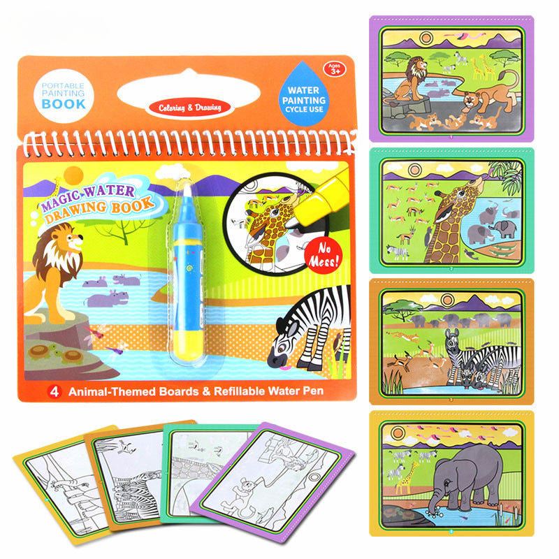 Wholesale Paper Water Painting Books Can Be Reused, and Water Graffiti Books Can Be Used Repeatedly