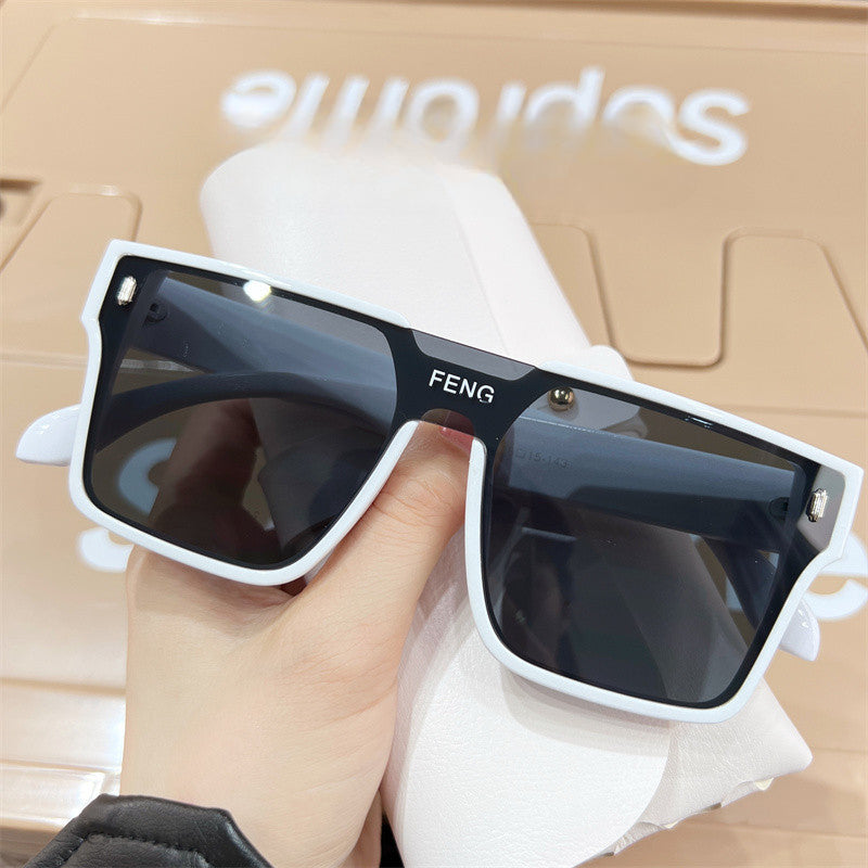 Wholesale New One Piece Large Frame PC Sunglasses