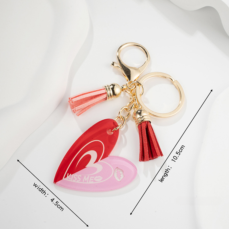 Wholesale Tanabata Loving Couple Metal Key Chain