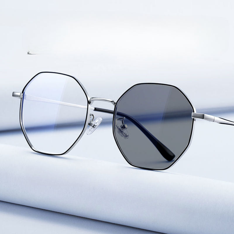 Gafas de sol de PC lightmue con color poligonal que cambia de color al por mayor