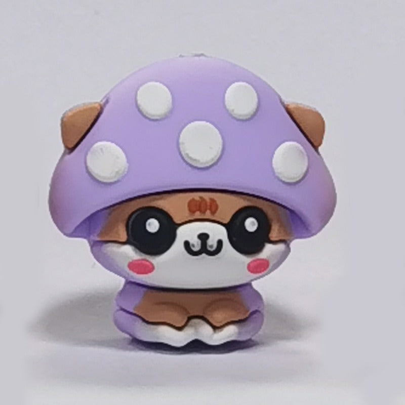 Wholesale 10pcs/set Colorful Mushroom Puppy Beads