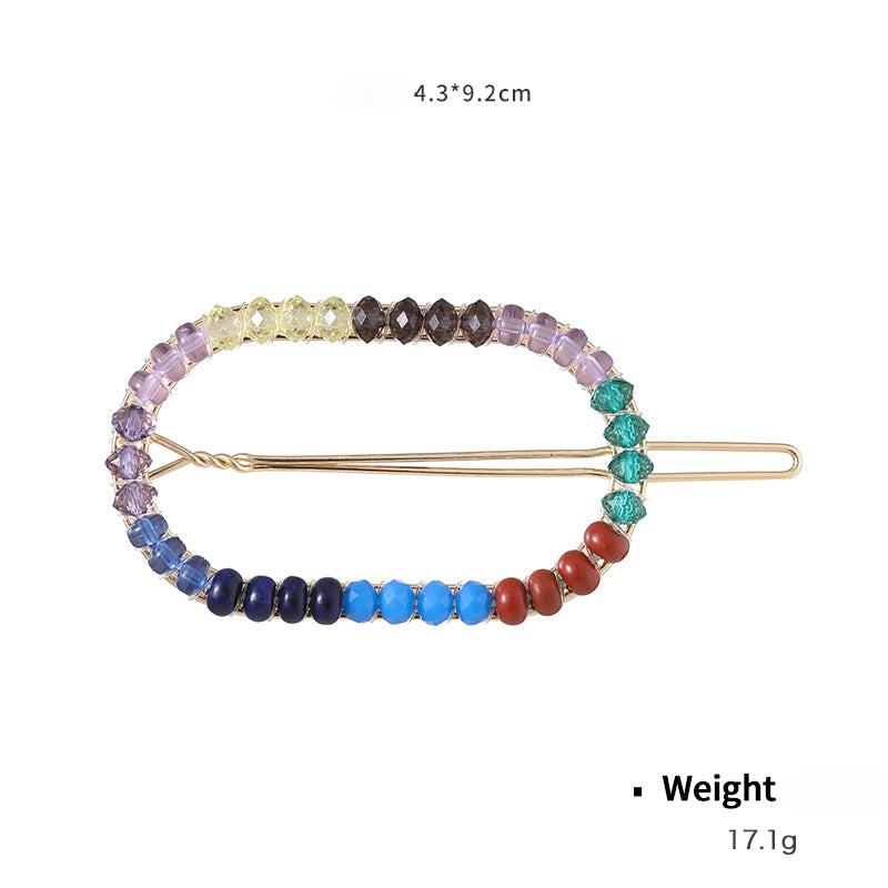 Wholesale Colorful Beaded Hair Clips