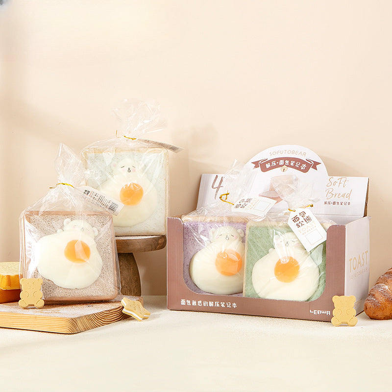 Wholesale Paper Soft Bear Handbooks, Cute Stress Relieving Notebooks