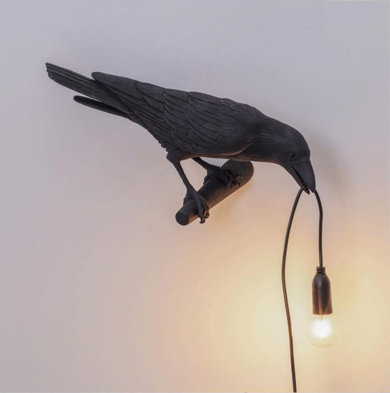 Wholesale Bird Resin Wall Lamp Decoration Desk Lamp