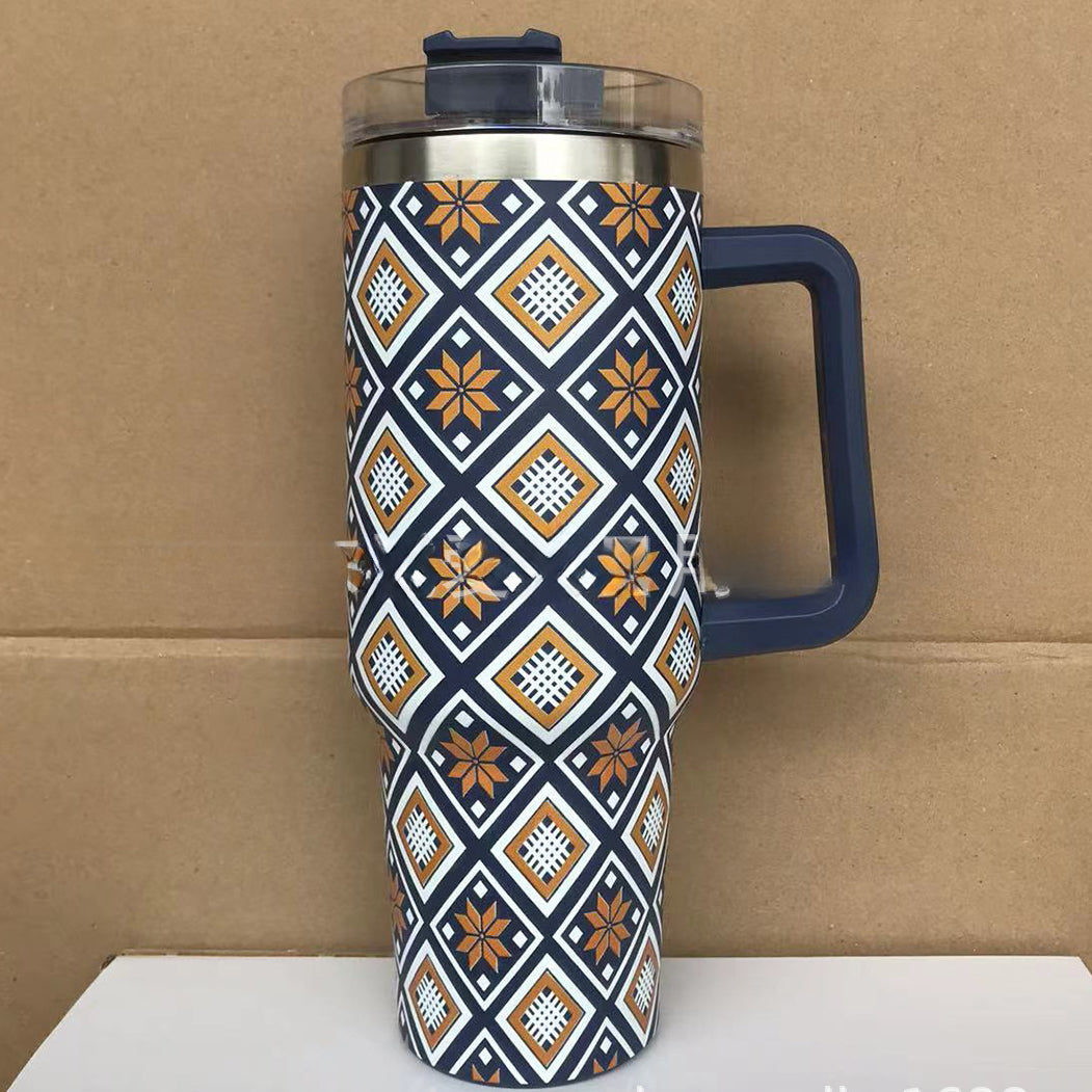 Wholesale Aztec Stainless Steel Car Coffee Cups Tumbler Cup