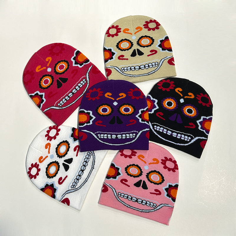 Wholesale Mexican Skeleton Hair Hat Knitted Hat