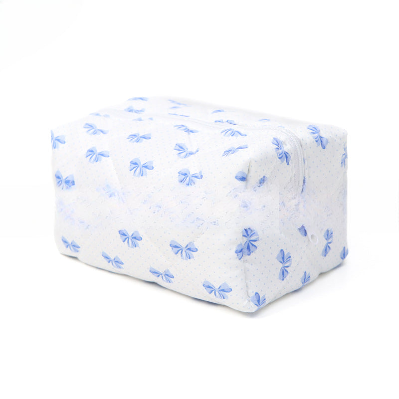 Wholesale Small Fresh Floral Makeup Large Capacity Storage Bag
