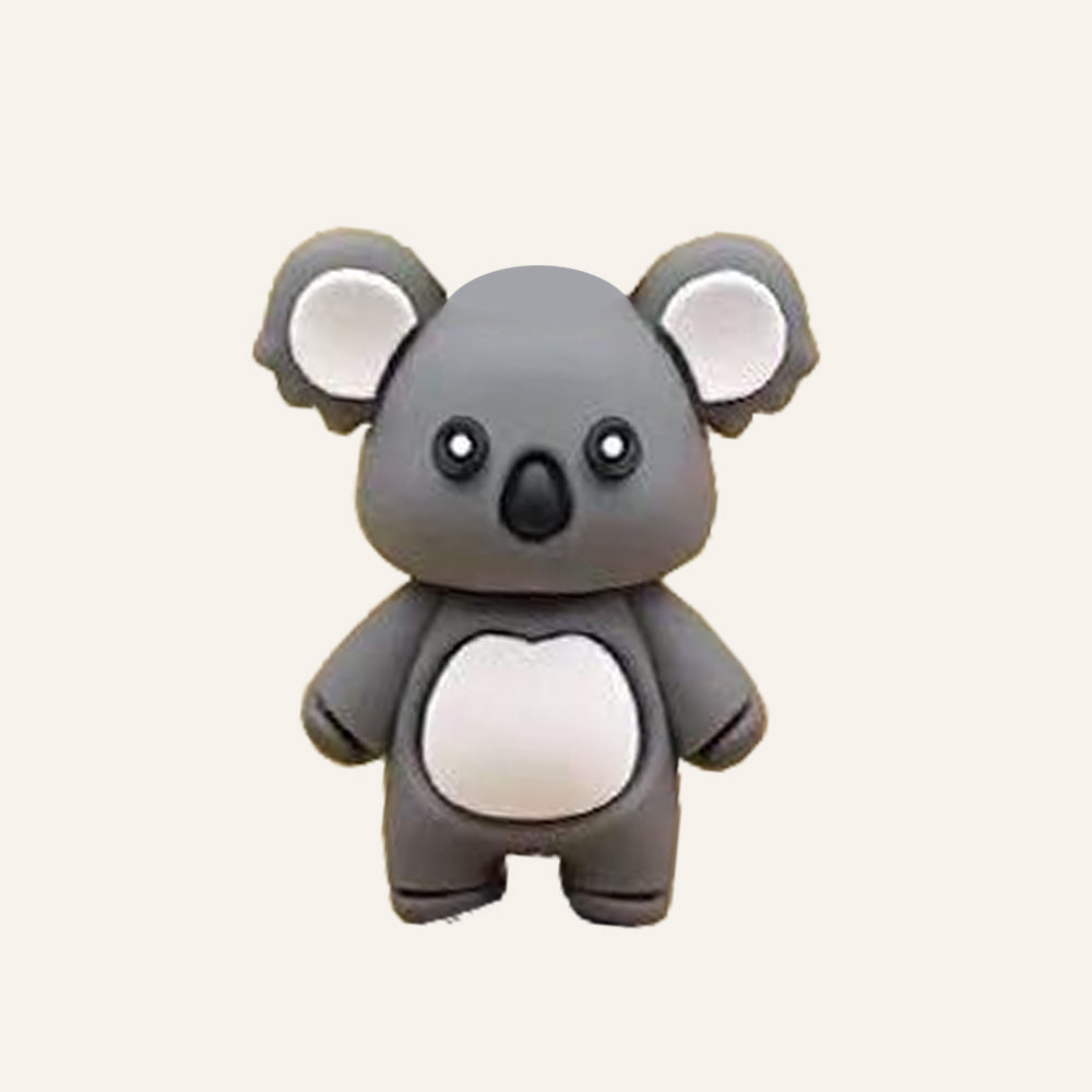 Wholesale 20pcs 3D Colorful Cute Koala Bear Beads